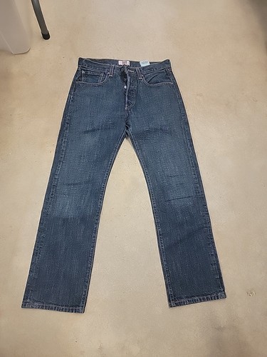 Levi's 501 Original Straight Leg Men's Size 31 x 30 Button Fly Denim Jeans PreO - Picture 5 of 5