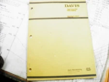 DAVIS CASE TASK FORCE 800 PARTS CATALOG