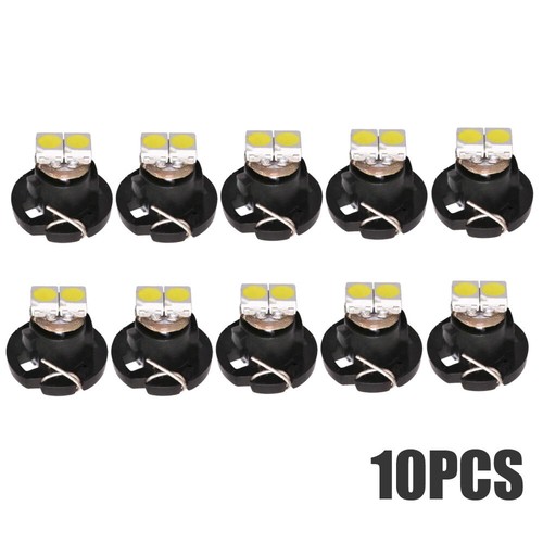 10x T4/T4.2 Neo Wedge Dash A/C Climate Control HVAC Switch White LED Light Bulbs - Picture 12 of 12