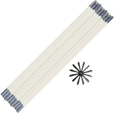 Duct Cleaning Kit Dryer Vent Cleaning Brush Lint Remover Drill 12 , 24, 36 feet