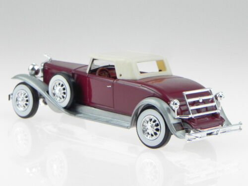 Duesenberg J Roadster red 1935 diecast model car Solido 1/43 - Picture 3 of 4
