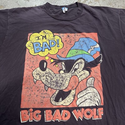Disney ビッグバッドウルフ Tシャツ ワンサイズ s-l400.jpg