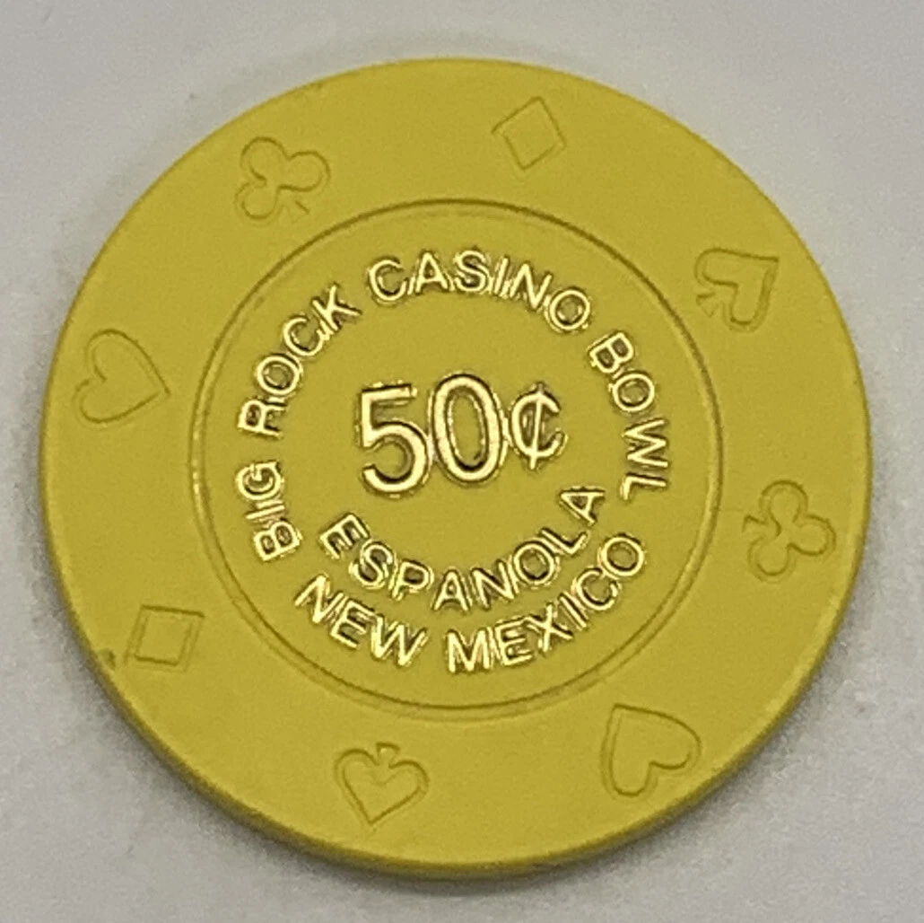 Big Rock Casino Bowl - Espanola New Mexico NM - $0.50 Casino Chip 2001 |  eBay