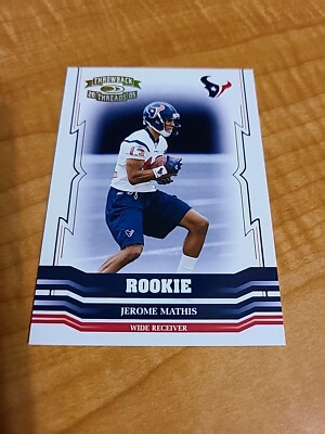2005 Donruss Throwback Threads Gold #rd /50 Jerome Mathis #171 Rookie RC $$$