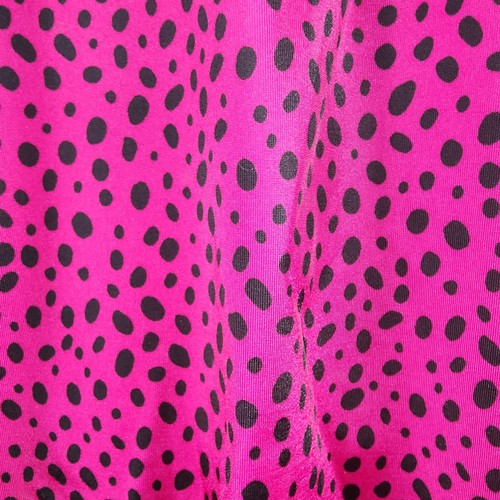 Large High-Neck Magenta Spotted all in motion Long Sleeve Swim Shirt - Picture 6 of 9