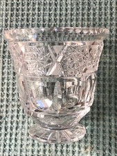 VASO IN CRISTALLO LAVORATO VINTAGE