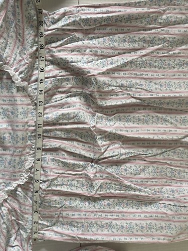 Lanz of Salzburg Pink Floral Hearts Tyrolean Flannel Night Gown Pajama Large #2 - Picture 9 of 11