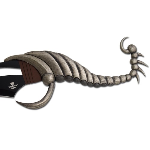Schlangenauge Fantasie Skorpion Dolchmesser mit Ausstellungsständer - Bild 8 von 9