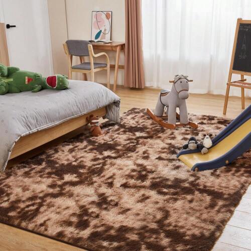 Fluffy Area Rug for Living Room, Soft Shaggy Carpet, Kids Room Dorm Decor, - Picture 44 of 84