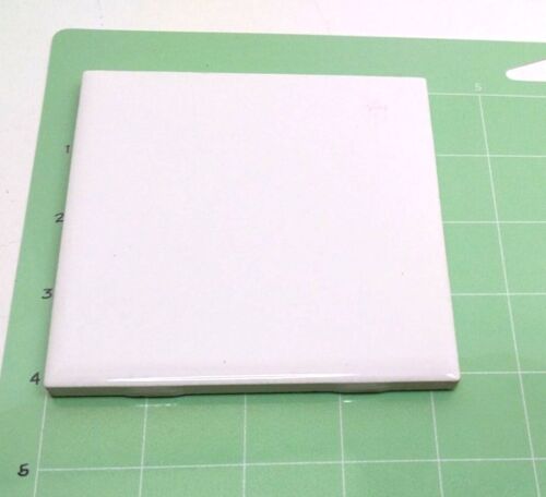 Vintage Daltile Ceramic Wall Tile 4.25" Square Arctic White Glossy Finish K 190 - Picture 3 of 3