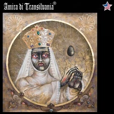 Religion Sacred Art Painting Black Madonna Christianity Contemporary Modern Aceo