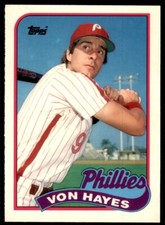 1989 Topps Tiffany Von Hayes Philadelphia Phillies #385