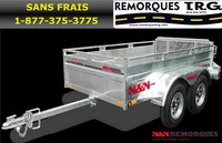 Remorque Utilitaire T66x120 HD Galvanisé