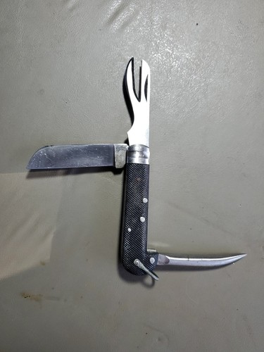 VINTAGE WW2 ITALIAN/ NAVY MILITARY MARLINSPIKE SAILORS KNIFE, SIMAV NAPOLI