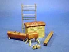 Resicast 1/35 Gym Room Gymnastics Equipment Accessories Set [MODEL KIT] 352426