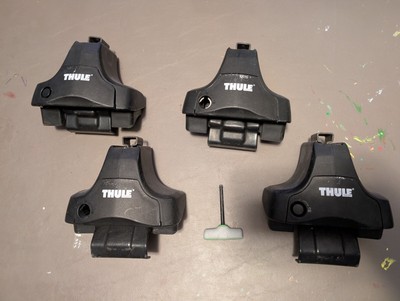 Thule Rapid Traverse 480R Foot Pack + 1530 Fit Kit. Full set!