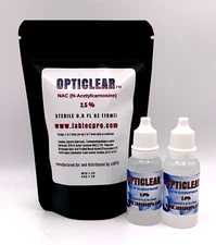 Cataract Eye Drops with 2.5% NAC, N-Acetylcarnosine 15ml Vial 2 pack!