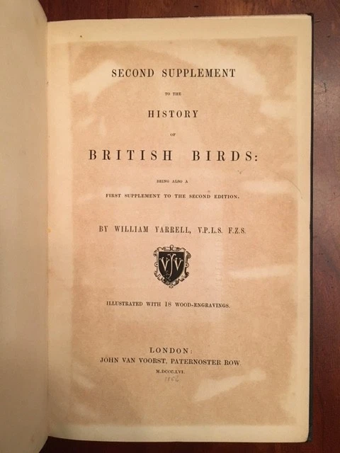 RARE 1843 History of British Birds, Yarrell, Owls Swans Goose Ducks, ORNITHOLOGY - Image 4 of 4