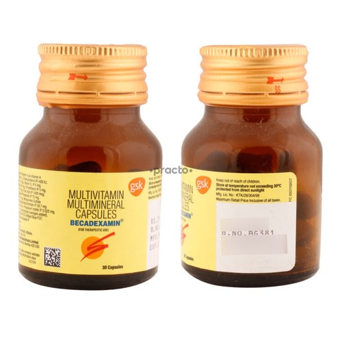 Becadexamin soft Gelatin capsule best multivitamin multimineral 30