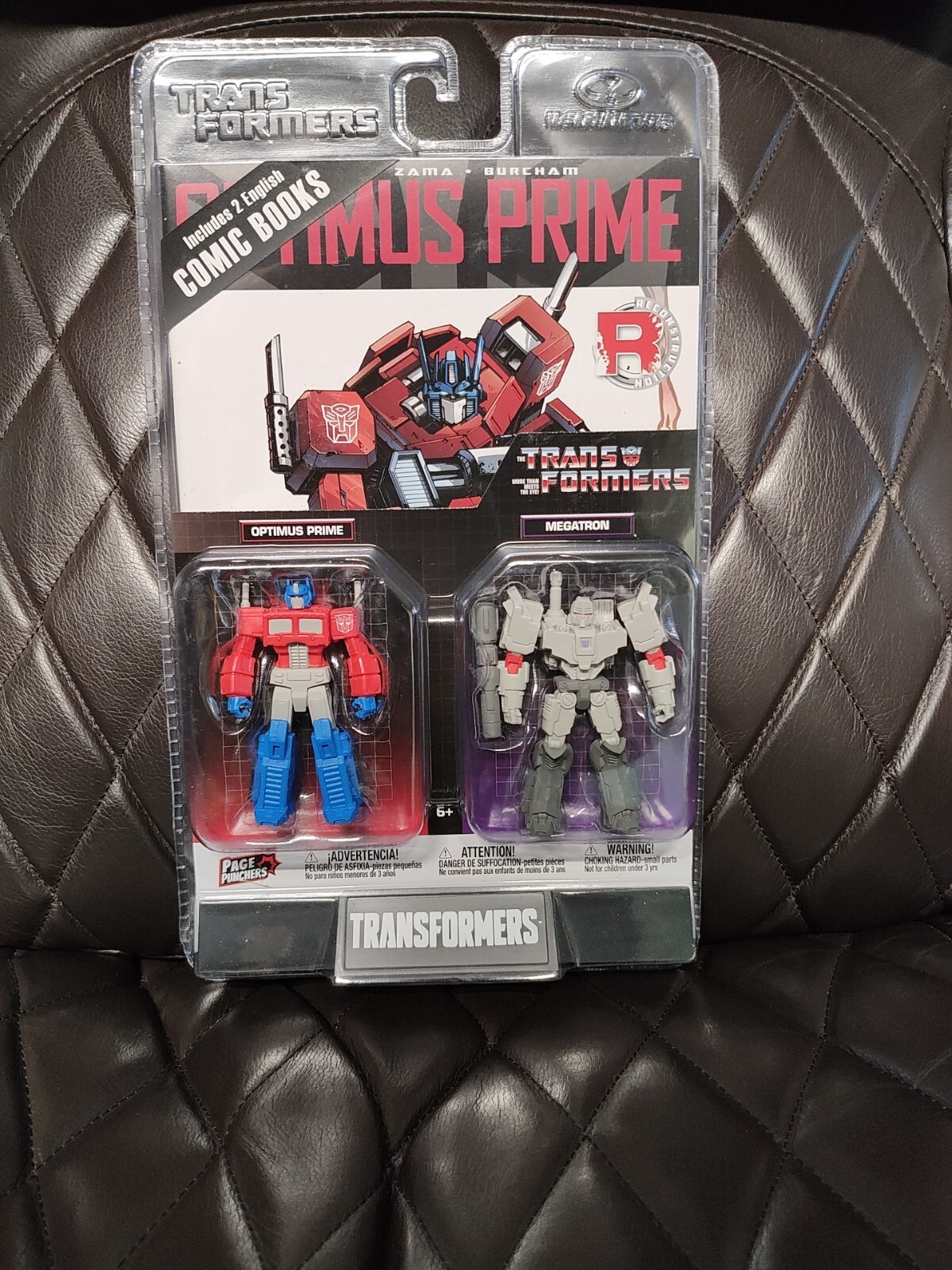 Page Punchers Transformers Optimus Megatron 2-Pk & Comic IN HAND 🔥🔥🔥🔥🔥🔥🔥