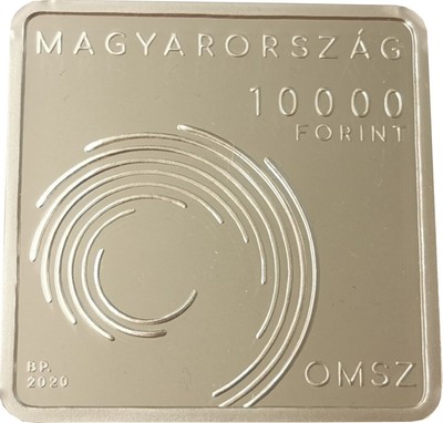 10000 Forint Ungarn 2020 PP Polierte Platte Ungarische Wetterdienst Silber Ag