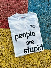 Vintage 1994 Ellen Degeneres People are Stupid Comedy Tour Graphic Shirt USA XL