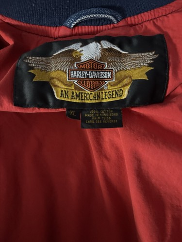HARLEY DAVIDSON VTG COLLECTOR JACKET, SIZE XL, OWNER SAID NEVER WORN, SUPER COOL - Picture 15 of 15