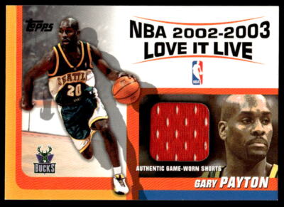 2003-04 Topps #LLR-GP Gary Payton BASKETBALL Milwaukee Bucks