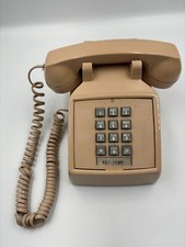 Vintage Cortelco 250013-MBA-20M Corded Beige Telephone