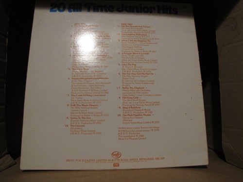 20 All Time Junior Hits vinyl - Picture 2 of 2