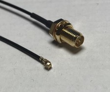 RP-SMA Female to uFL/u.FL RF 1.37 Coaxial Cable Adapter Pick Length USA