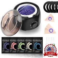 Kit De Depilacion Con Cera Para Mujer Kit De Cera Calentadora Para Depilacion...
