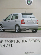 Skoda Abt Fabia (6y), Octavia & Superb Tuning Katalog +Felgen+Preise 11/2003