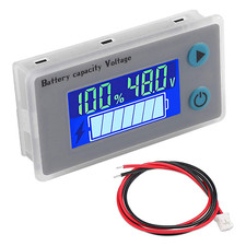 10-100V Battery Monitor LCD 12V 24V 36V 48V Digital Battery Capacity Voltmeter T