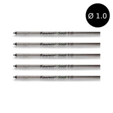 Kaweco Refills Black D1 - Bag of 5 Medium Point Ballpoint Pen - KWD1-BK