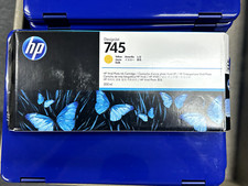 HP 745 Yellow Genuine Ink Cartridge DesignJet Z2600,Z5600 F9K02A Exp. 2022