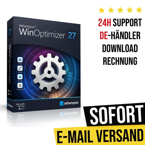 Ashampoo WinOptimizer 27 | Dauerhaft gültig |  Sofort-Download | Vollversion