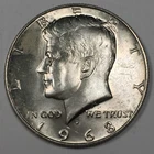 1968-D Kennedy Half Dollar 40% Silver Brilliant Uncirculated (BU) KM#202a 5951-A