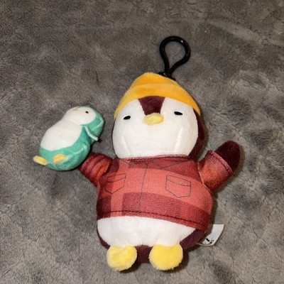 Pudgy Penguins Lumberjack Clip-on Plush Blind Box Pengu Yellow Hat Teal Baby