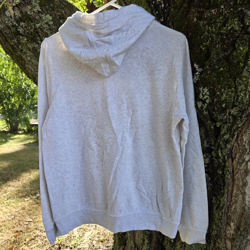 Nike Women's Size Medium Fleece Funnel Neck Pullover Hoodie Sweatshirt Gray - Picture 6 of 13