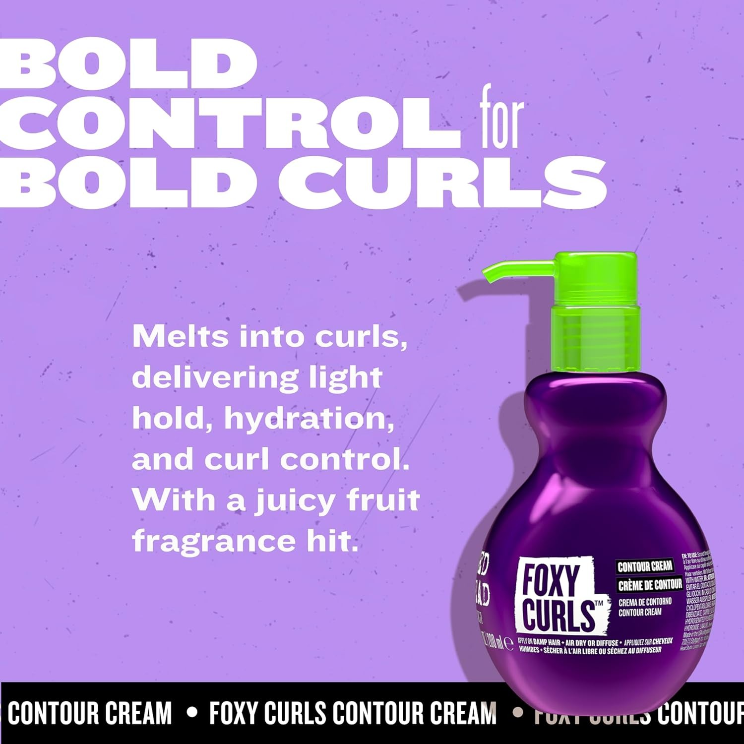 TIGI Bed Head Foxy Curls Contour Creme 6.76 oz Curl Defining Frizz Control