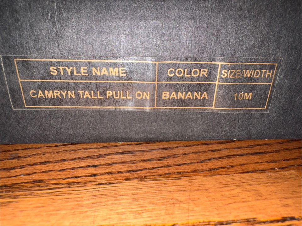 Новый с Ярлыками Frye женщины Camryn Campus размер 10 банан кожи высокий - Изображение 3 из 4