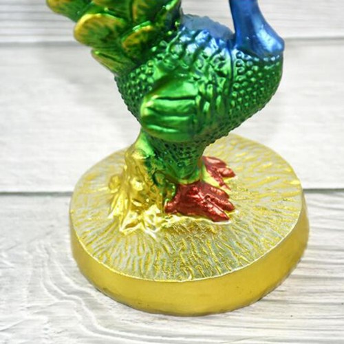 Peacock Figurine Candle Holder Miniature Statue Tea Light Holder for Party Table - Picture 2 of 7