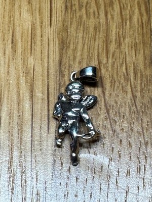 925 Silber Anhänger Amor mit Bogen   Liebesengel / Cupid Schmuck