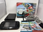 Nintendo Wii U Mario Kart 8 & Nintnedo Land Deluxe Set 32GB Tested Working