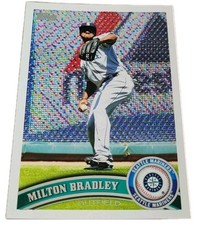 2011 Topps #224 Milton Bradley Seattle Mariners MLB Baseball Card (N4
