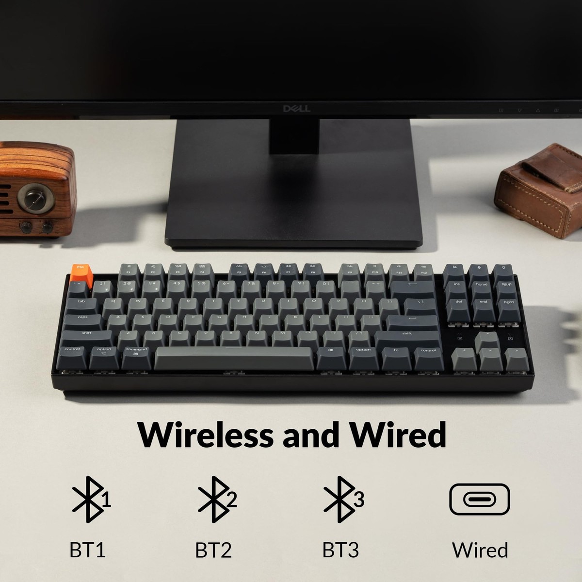 Keychron K8 ワイヤレス メカニカルキーボード JIS配列 赤軸 【公式通販】
