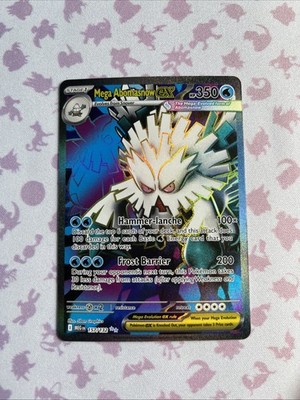 Mega Abomasnow ex 157/132 Ultra Rare Mega Evolution Pokemon Near Mint