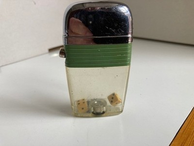 VINTAGE SCRIPTO VU DICE LIGHTER NICE!