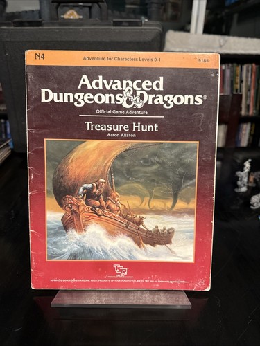 Treasure Hunt N4 9185 Handouts + Map Attached AD&D TSR